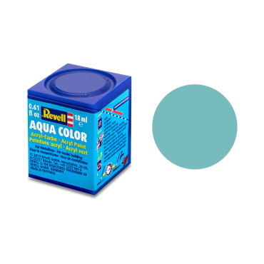 TINTA ACRÍLICA AQUA COLOR SOLÚVEL EM ÁGUA VERDE CLARO FOSCO 18ML 55 REVELL REV 36155
